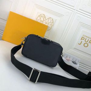 N60414 Lüks Tasarımcılar Küçük Messenger Çantalar Erkek Modern Marka Belge Depolama Koşusu Açık Siyah Ekose Kaplamalı Tuval Crossbody B337C