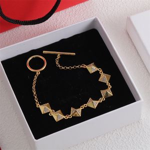 Дизайнерский женский браслет золотого и серебряного цвета, модный роскошный браслет с буквами и кристаллами, свадебный бар, ювелирные изделия, подарки для женщин, элегантные браслеты