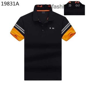 Boss Mens Polo Camisa de Alta Qualidade Moda Masculina T-shirt Luxo Polo Collar Respirável Top Verão Boss Business Shirt Designer Polo Camisas Mens Tamanho M-xxxl YECO