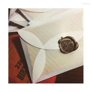 Gift Wrap 50pcs - Retro Translucent Sulfate Paper Envelope Creative Packaging Invitations Invitation Handmade