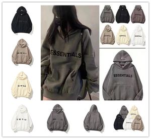 Hoodie Men Hoodie بالأبيض والأسود ، 100 ٪ Cotton Classic Letter