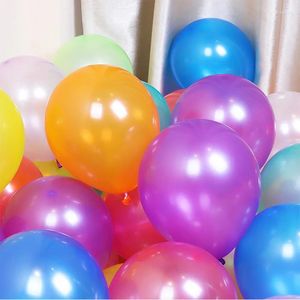 Dekoracja imprezy 100pcs 10 cala 1,5 g kolorowe lateksowe balony roiversaire baby shower urodzin