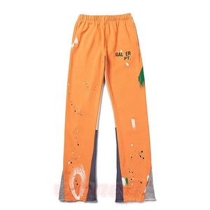 Gallerydept Pants Elastic Waist Pants Paint Graffiti Gallerydept Mens Trousers Designer Cargo Pants For Woman Casual Joggers Pants Gallerydept Sweatpants 4663