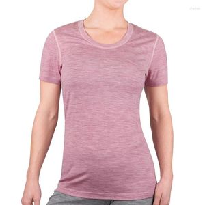 Women's T Shirts Womens Merino Wool Short Sleeve Shirt Base Layer T-Shirt USA Size S-XXL