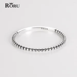 Cluster Ringe Echt 925 Silber Twist Für Frauen Männer Retro Dünne Finger Ring Geburtstag Party Punk Stil Schmuck Zubehör 2023 sommer