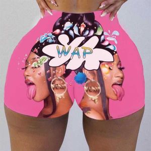 Designer Women Shorts Pants Sexy Clothes Tight Personalise Pattern Printed Yoga Trousers Ladies Knickers Breechcloth Fashion Panti275N