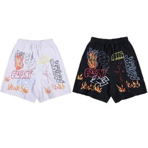 Herren Designer Sommerhose Tour Graffiti Sportshorts Lässige Mode Laufhose Fitness High Street Wear224a