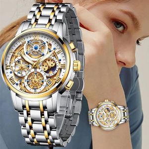 Женские часы LIGE, лучший бренд класса люкс, золото, женская мода, водонепроницаемые женские часы, женские кварцевые наручные часы, Relogio Feminino Montre Femme 231027