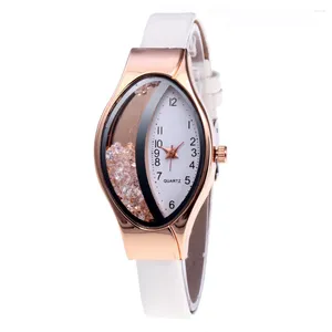 Orologi da polso Semir Sand Type Ellipse Donna Cinturino sottile Orologio da polso con quadrante piccolo Orologio Turkiyede Olmayan Urunler Steeldive Orologio regalo