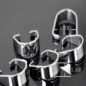 1000pcs 13mm buffing Stainless steel silver clasp&hooks jewelry accessories DIY pendant232K