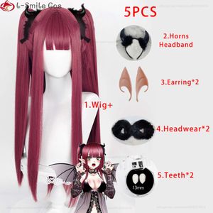 Catsuit Costumes Anime My Dress-Up ukochany Rizu Kyun Cosplay Rose Red Kitagawa Marin Devil Party Party Party + Wig Cap