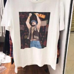 男性の女性ASAP ROCK YAMS DAY TEEヒップホップラップツアー半袖Tシャツ高品質の気質ルースカジュアル210O