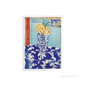 Gemälde Vintage abstrakte Landschaft Poster und Drucke Wandkunst Leinwand Malerei Bilder Wohnzimmer Home Dekoration Henri Matisse Wo Dhhkg