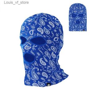 Beanie/Skull Caps Tactical Mask 3 Holes Full Ski Mask Winter Sports Balaclava Hjälm 964a Färg Sticked Ski Snowboard Cap Hip Hop Skullies Beanies T2301027