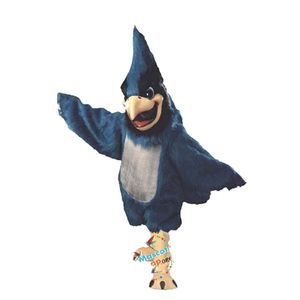 Costume da mascotte del fumetto blu grande di Halloween Vestito da festa Vestito da festa di carnevale di Natale Costumi di fantasia Vestito per adulti