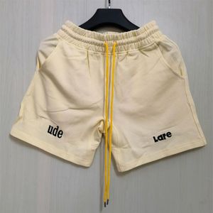 Spring Summer Europe USA Logo 22SS Embroidery Shorts Women Men skateboard High quality Cotton Running Middle Pants Jogging Short S241y