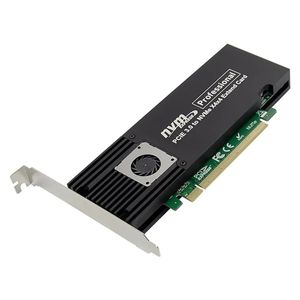 SSD Solid State Drive Adapter Expansion Card till ASM2824 PCI-E 3.0 X16 Fyra-kanals NVME