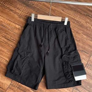 Calças masculinas shorts pedras ilha designers carga emblema remendos verão sweatpants calças esportivas 2023ss grande bolso macacão calças