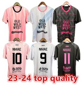 2023 24 Palermo Mens fotbollströjor Segre Damiani Saric Buttaro Brunori Home Away 3rd Whie Football Shirts Short Sleeve Uniforms 2023 2024 Pink66666