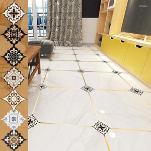 Wall Stickers Modern Self Adhesive Art Diagonal Sticker Wear-resistant Floor Simple Removable Home Decoration Tile