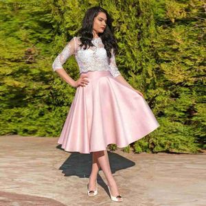 Runway Dresses Pretty Pink A-line Midi Satin Skirts For Girls With High Wide Waistband Zipper Knee Length Women Satin Skirts T231027