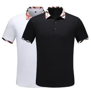 Designer Brand Mens Polos T Shirts Summer Casual Classic Embroidery Mönster Kort ärmar Pure Cotton T-shirts Herrkläder310f