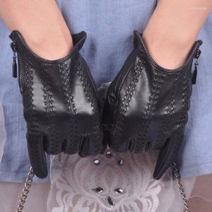 Fünf Finger Handschuhe Svadilfari Frauen Winter Herbst Warme Weibliche Echtes Schaffell Leder Mädchen Weihnachten Geschenk Handschuh