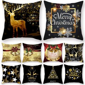 Juldekorationer Merry Cushion Cover Ornament Decoration for Home Cristmas Decor Noel Navidad Year Gift 2023 Xmas Natal 231027