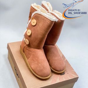 Высококачественные дизайнерские женские кожаные сапоги Braid Comfy Australia Booties Замшевые овчины с коротким мини-бантом цвета хаки, черные, розовые, темно-синие уличные кроссовки с коробкой, зимние