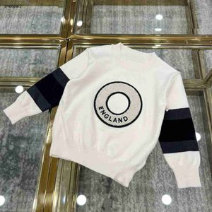 Luxury Baby Sweater Autumn Kids Knitwear Top Size 100-160 Plush Disc Decoration Girl and Boy Sticked Pullover Oct25