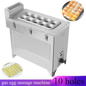 Tipo de gás café da manhã ovo salsicha máquina comercial cozido ovo salsicha grelhar fabricante