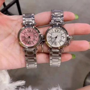 U1 TOP AAA 35mm Paşa de W31089M7 Saatler Beyaz Dial Miyota Kuvars Kronograf Erkekler İzle Safir Koruma Koruma Paslanmaz Çelik Bilezik HWCR Hello_Watch Catstore