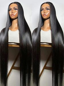 Synthetic Wigs 30 40 Inch 13x6 13x4 Straight Lace Front Human Hair Ready To Wear 360 Full Frontal 5x5 Closure Glueless Wig For Women 231027