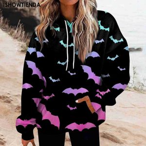 Męskie bluzy bluzy 2023 Halloweenowa koszmar przed świąt Bożego Narodzenia Jack i Sally 3D Printed Hoodie Men Casual Hoodies Streetwear Bluza L231027