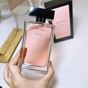 Lüks kadın parfüm narciso kokusu musc noir 100ml 3.4 fl.oz eau de parfum sprey uzun ömürlü koku EDP tatlı çiçek kokuları parfümler kadınlar kolonya hediye stok