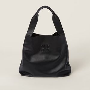 Women Travel miui oryginalne skórzane hobo pod pachy pachowate pochette torba luksusowy man kupper projektant ramię