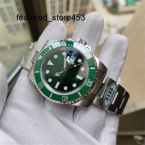 Luxury Watch Clean Factory Rolaxes Ceramic Automatic Movement Top Super Bezle Sapphire Lysande vattentät lås snabb frakt