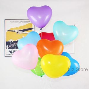 10inch Heart Shaped Latex Balloon Festival Wedding Birthday Party Decoration Balloons Christmas Halloween Decor Accessories TH1213