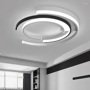 Kolye lambaları 52W Modern Led Tavan Lambası Yaratıcı Çalışma Oturma Odası Işık Sıcak ve Romantik Yatak Odası Ev Işık Avizeleri Işıklar