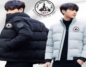 Kuhl Arktik Down Men Jott Winter Warm Imitation Silk Cotton Jacket dragkedja Motorcykelstativ Collar Coat2333508