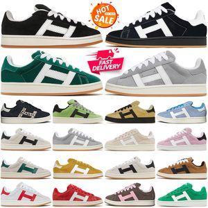 Campus Casual Shoes Men Women Gazelle Pink Glow White Gold Aluminum Black Mens Trainers Black White Gum Silver Pebble Gazelles Mens Trainers cheaper