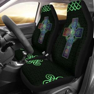 Autositzbezüge Celtic Cross Galaxy Power Cover Pack vorne