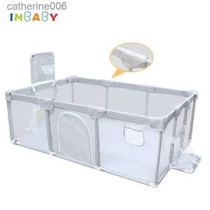 Baby Rail IMBABY Playpen For Children New Style Cartoon Dry Pool Baby Safety Barriers Home Anti-Collision Playground Park Kids FurnitureL231027