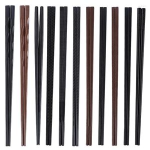 Chopsticks Manufacture El Friendly Pure Black Plastic Alloy Wholesale Disposable Bulk