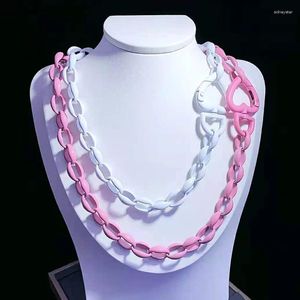 Chains 3 Meters Metal Chain Colorful Enamel Link For Necklace Bracelet Jewelry Making Findings DIY Supplies Wedding Gift