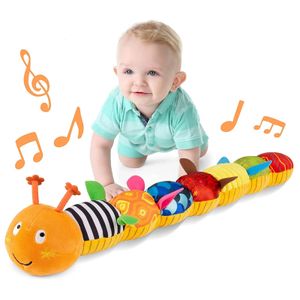 Mobiler# Baby Rattle Toys Musical Stuffed Animal Plush Eonal Interactive Sensory Toy for Toddler Babies Born Gifts 231026