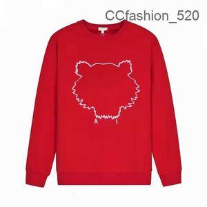 Kenzo Erkek Hoodies Sweatshirts Kadın Kenzos Hoodie Tiger Head Advanced Tasarımcı Moda Erkekler Nakış Yuvarlak Boyun Kroveri Sonbahar Kenzo Hoodie UG67