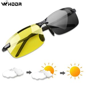 Montature per occhiali da sole Polarizzate Pochromic Driver esterno per uomo Donna Protezione anti UV400 Giorno Notte Guida Occhiali da sole 231026