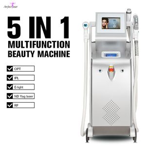 Popular Ipl Opt Laser Hair Removal Machine Ndyag Tattoo Removel Equipment Rf Face Lifting Salon Home Use Free Shipping