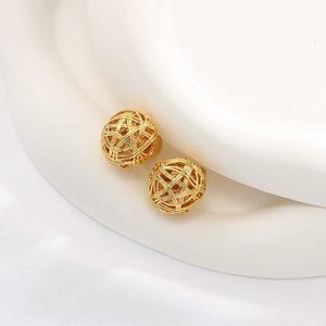 Designer Earstuds loews lyxiga smycken topptillbehör Ear Studs Female Wool Ball Spanish Trendy Brand Earstuds S925 Silver Needle Jewely Christmas Gift Jewelry